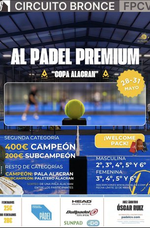 CIRCUITO CLUB ALPADEL PREMIUM COPA ALACRAN